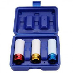 SET OF 3 SOCKETS WITH ABS PROTECTION