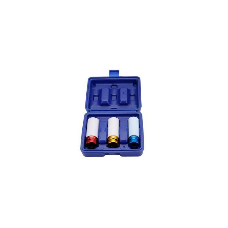SET OF 3 SOCKETS WITH ABS PROTECTION SET OF 3 SOCKETS WITH ABS PROTECTION