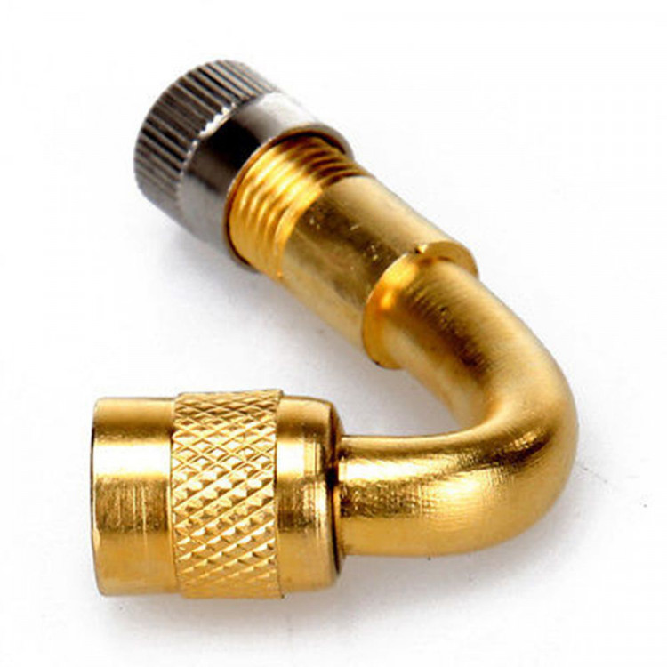 ZRWLZT 4 Pièces Rallonge Valve Pneu Camion Extension de Tige de Valve de  Pneu de 90 Degrés Prolongateur Coude pour Valve de Pneu Adaptateur