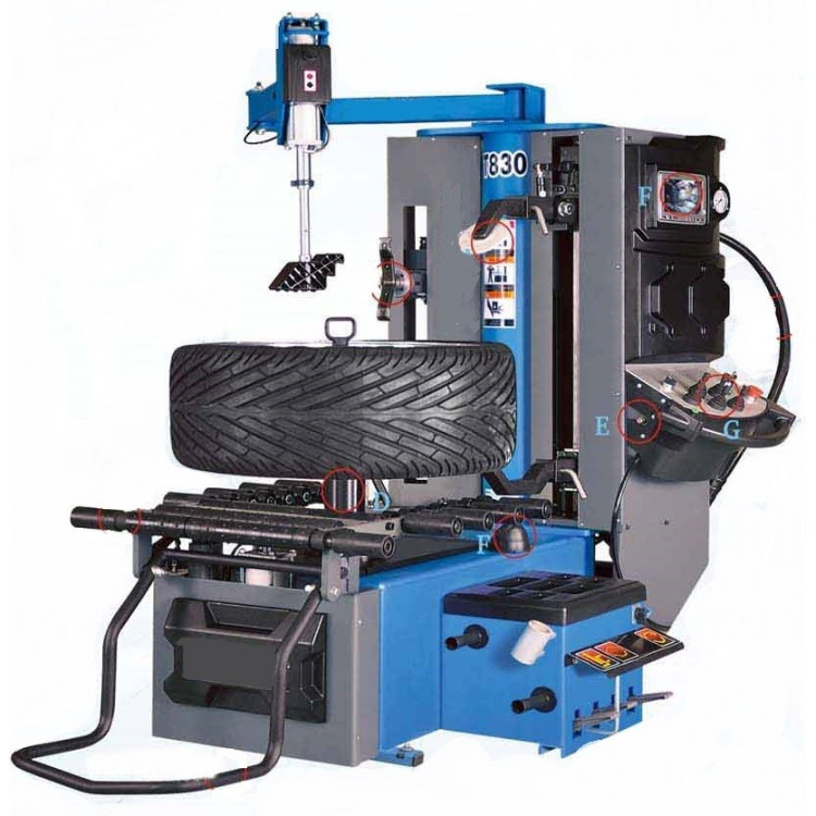 REIFENDEMONTIEREN T 830 REIFENDEMONTIEREN T 830
