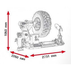 TIRE CHANGER SUPER VIGOR 2450